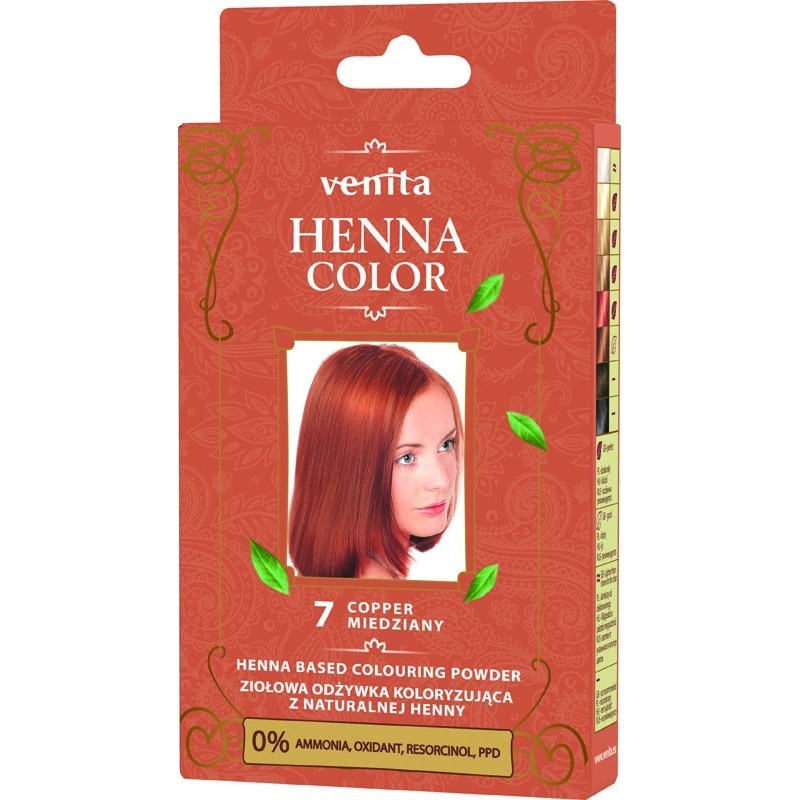Venita Henna Color ZOK Nr 7 Miedziany Venita Henna Color ZOK Nr 7 Miedziany