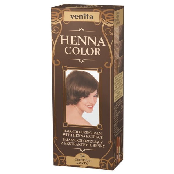 Venita Henna Color Balsam Nr 14 Chestnut 75 ml Venita Henna Color Balsam Nr 14 Chestnut 75 ml