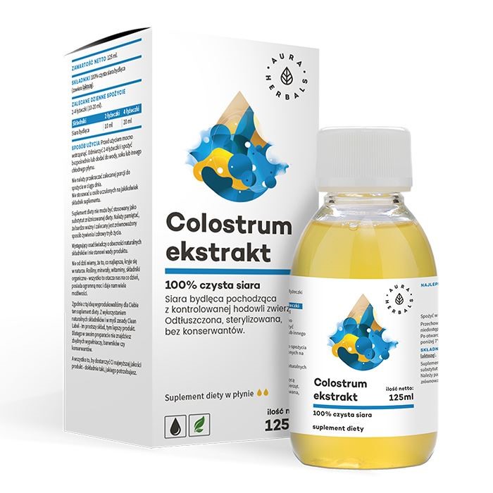 Aura Herbals Colostrum Ekstrakt 100% czysta siara Aura Herbals Colostrum Ekstrakt 100% czysta siara