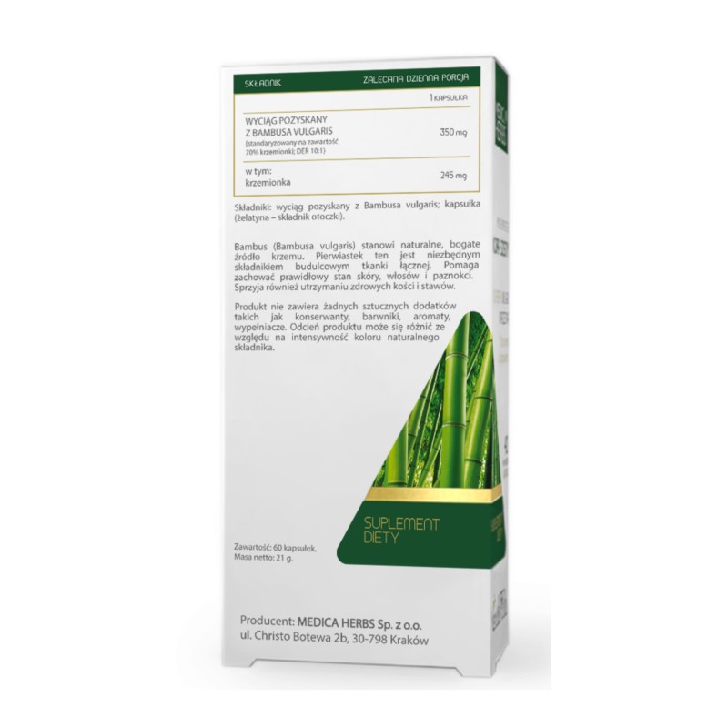 Medica Herbs Krzem Organiczny 60 k Medica Herbs Krzem Organiczny 60 k