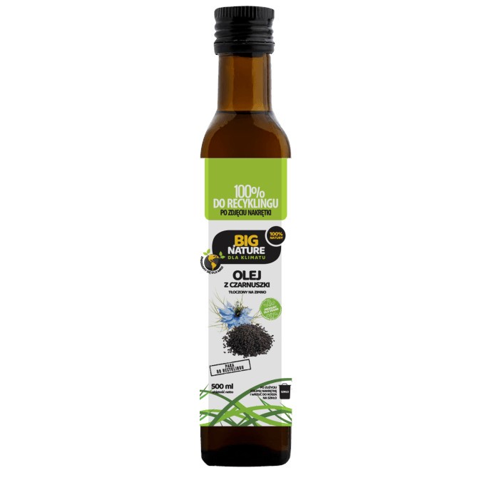 Big Nature Olej z czarnuszki 500 ml Big Nature Olej z czarnuszki 500 ml