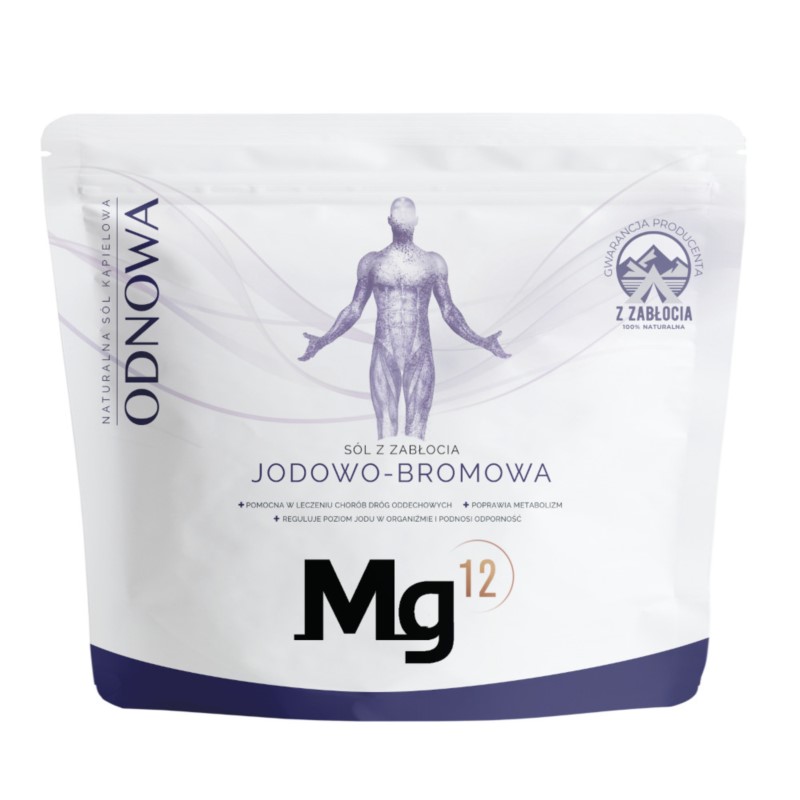 Mg12 Odnowa Sól jodowa - bromowa 1 kg z Zabłocia Mg12 Odnowa Sól jodowa - bromowa 1 kg z Zabłocia