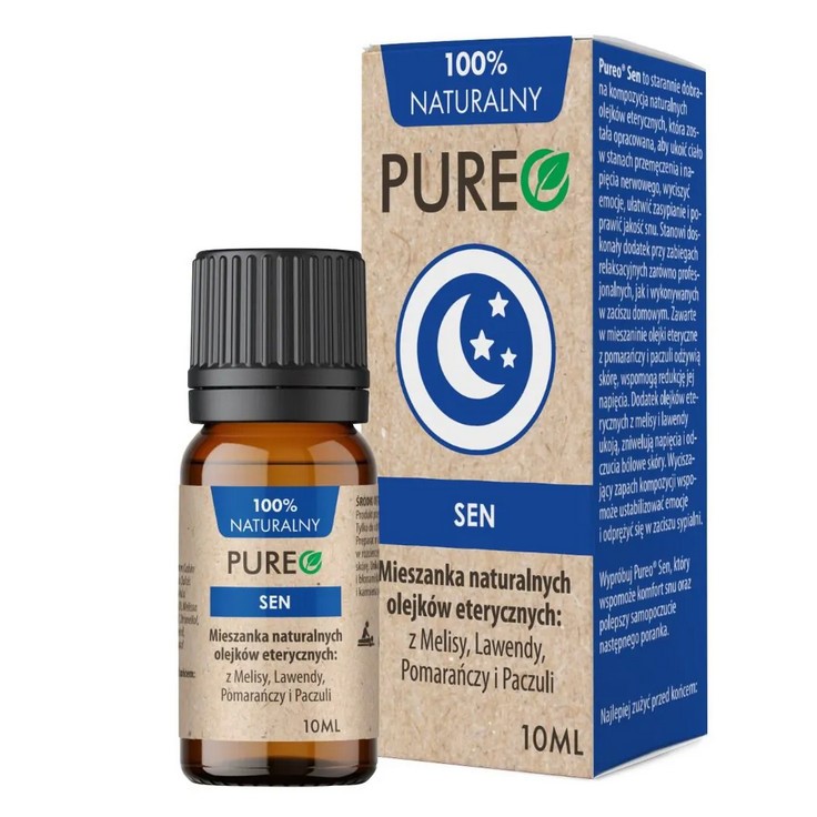 Pureo Olejek SEN, mieszanka naturalnych olejków Pureo Olejek SEN, mieszanka naturalnych olejków