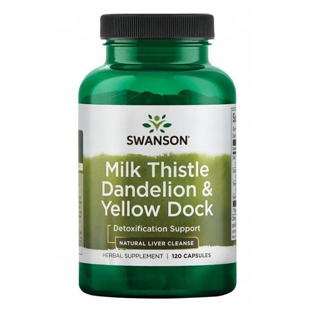 Swanson Milk Thistle Dandelion & Yellow Dock 120 g Swanson Milk Thistle Dandelion & Yellow Dock 120 g