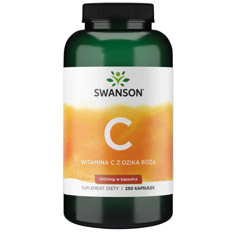 Swanson Witamina C 1000 + Dzika Róża 250 K Swanson Witamina C 1000 + Dzika Róża 250 K