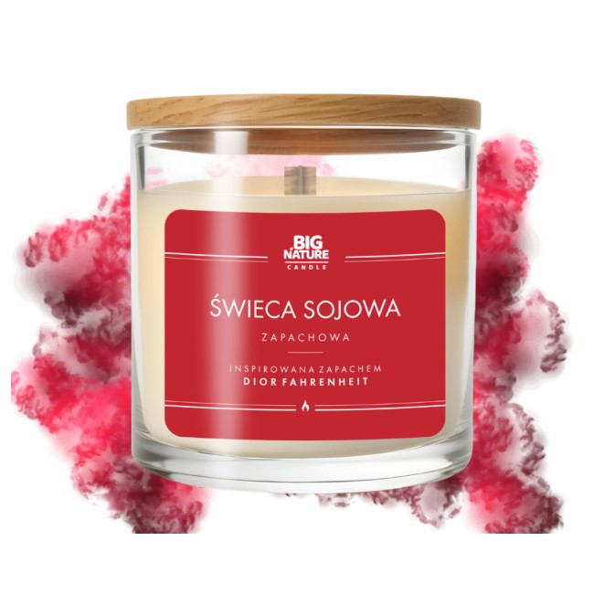 Big Nature Świeca Sojowa DIOR FAHRENHEIT 215 g Big Nature Świeca Sojowa DIOR FAHRENHEIT 215 g