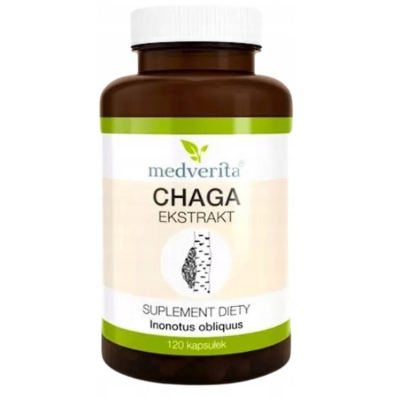Medverita Chaga Ekstrakt 60 k Medverita Chaga Ekstrakt 60 k