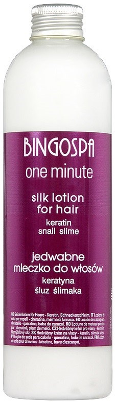 Bingospa Jedwabne Mleczko Do Włosów 280 G Bingospa Jedwabne Mleczko Do Włosów 280 G