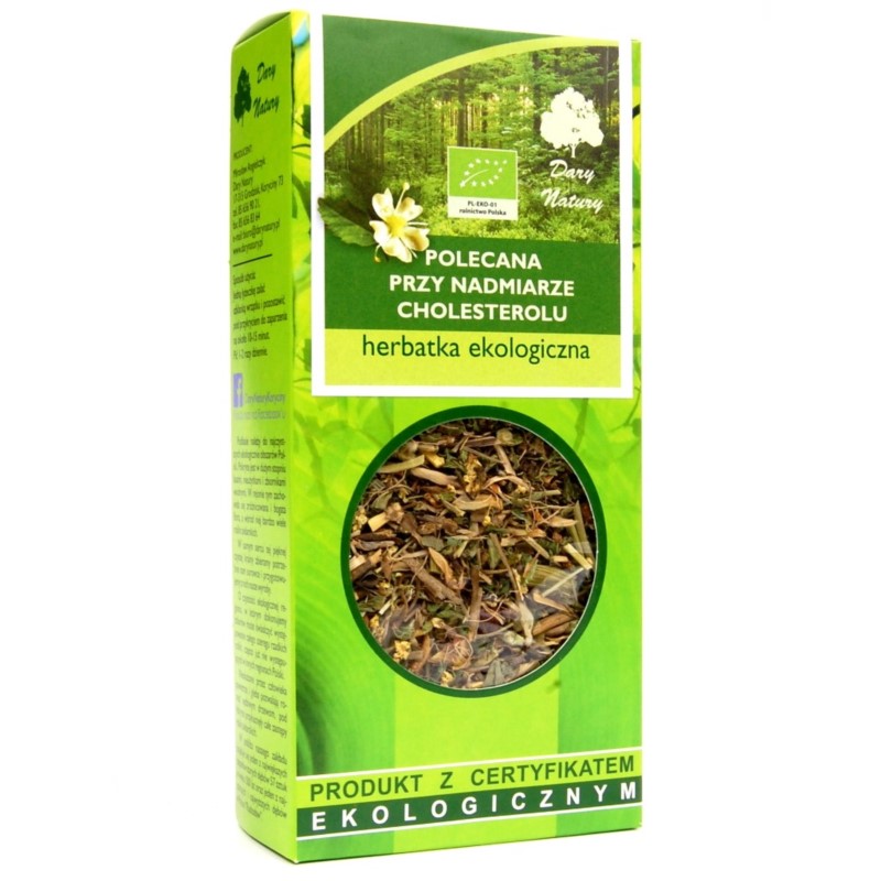 Dary Natury Herbata przy cholesterolu Eko 50g Dary Natury Herbata przy cholesterolu Eko 50g