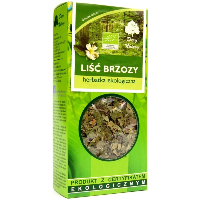 Dary Natury Brzoza Liść Eko 50G Dary Natury Brzoza Liść Eko 50G