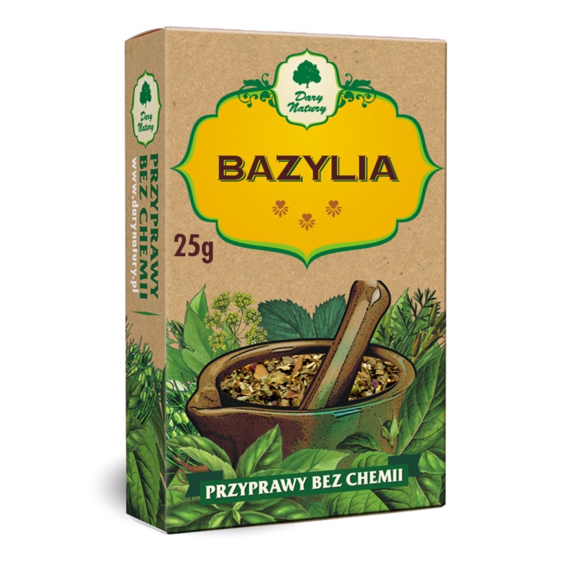 Dary Natury Bazylia 25 G Wspiera Układ Pokarmowy Dary Natury Bazylia 25 G Wspiera Układ Pokarmowy