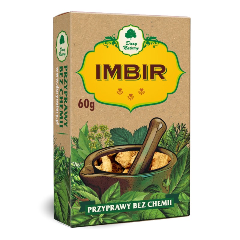 Dary Natury Imbir 60G Działa Rozgrzewająco Dary Natury Imbir 60G Działa Rozgrzewająco