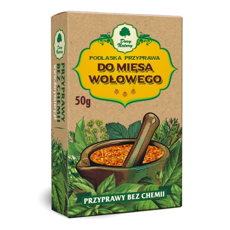 Dary Natury Przyprawa Do Mięsa Wołowego 50G
