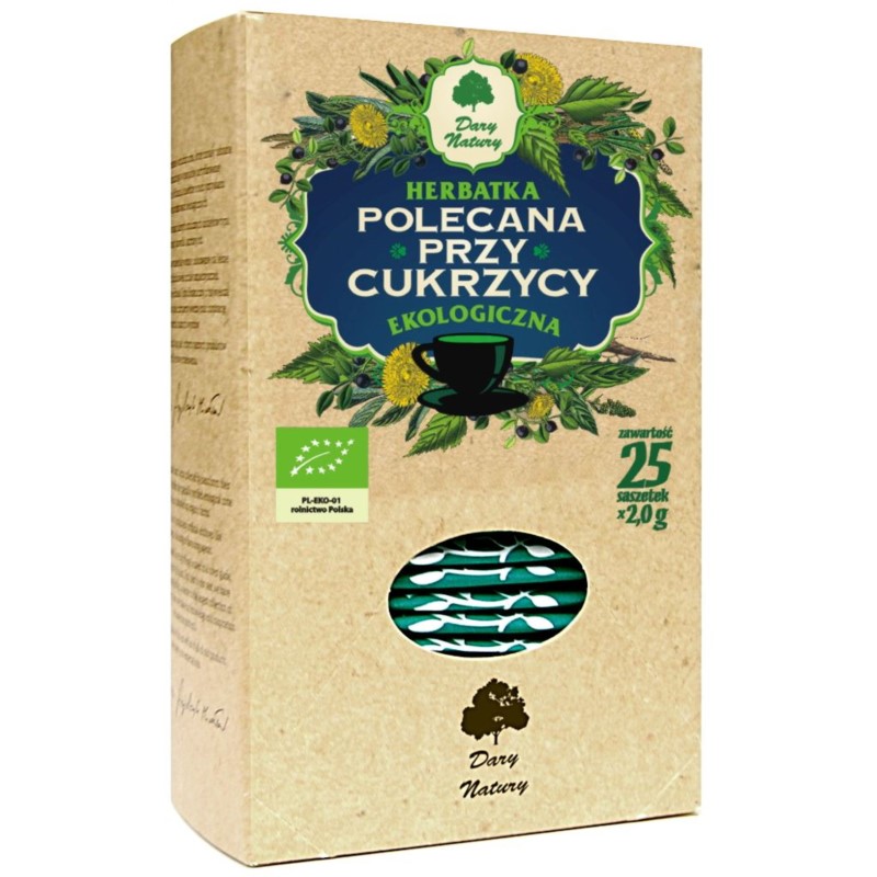 Dary Natury Herbata Polecana Przy Cukrzy EKO25X2G