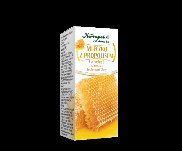 Herbapol Mleczko z Propolisem i Vit C 30 k Herbapol Mleczko z Propolisem i Vit C 30 k