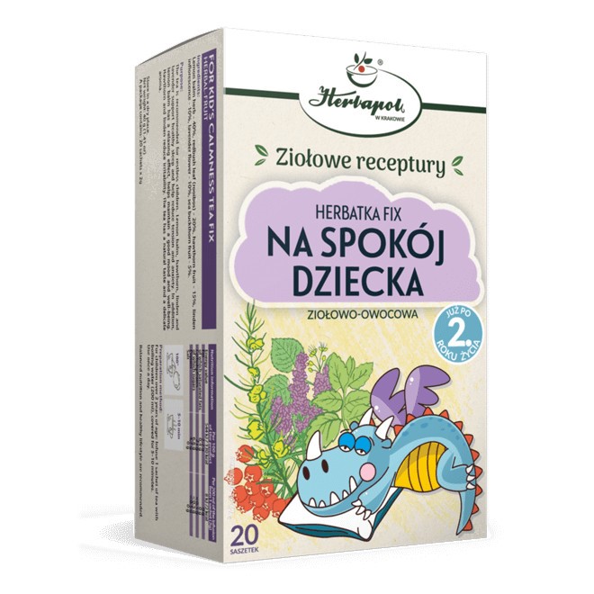 Herbapol Herbatka Na Spokój Dziecka 20 sasz. Herbapol Herbatka Na Spokój Dziecka 20 sasz.