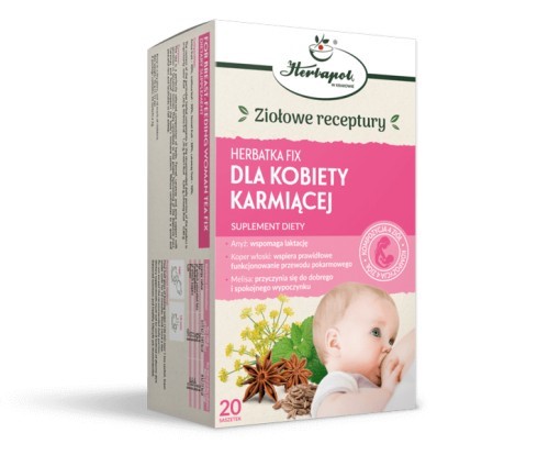 Herbapol Dla Kobiety Karmiącej Fix 2Gx20 Szt Herbapol Dla Kobiety Karmiącej Fix 2Gx20 Szt