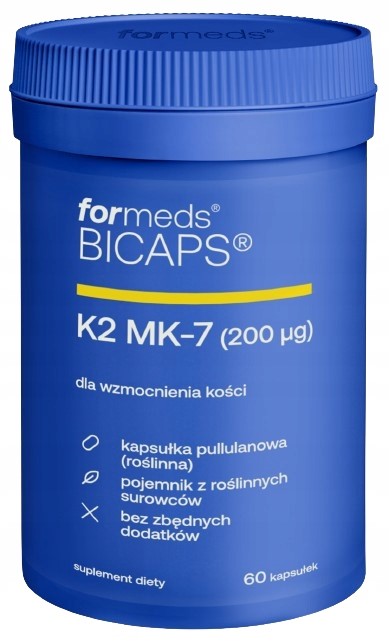 Formeds Bicaps Witamina K2 Mk7 200 60 k Formeds Bicaps Witamina K2 Mk7 200 60 k