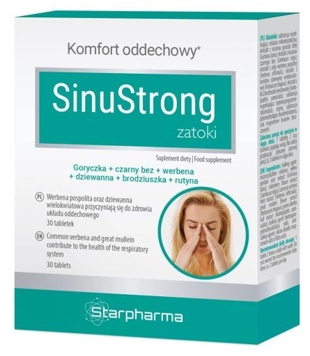 Starpharma SinuStrong Zatoki 30 tabletki Starpharma SinuStrong Zatoki 30 tabletki