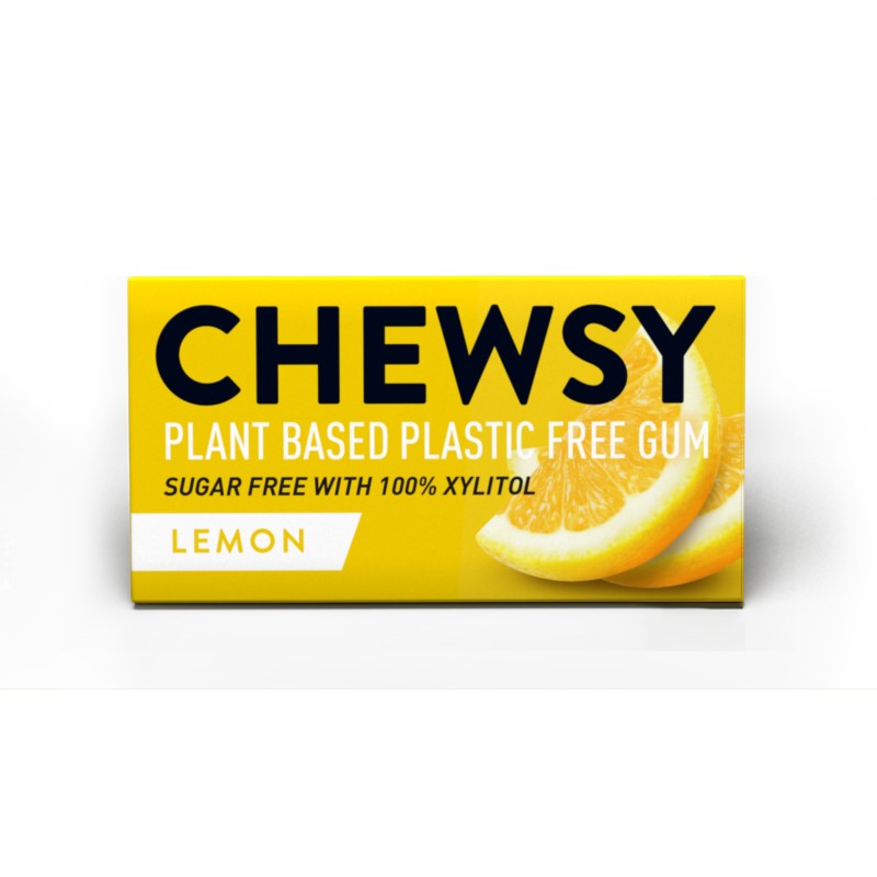Chewsy Guma do żucia cytrynowa z ksylitolem 15g Chewsy Guma do żucia cytrynowa z ksylitolem 15g