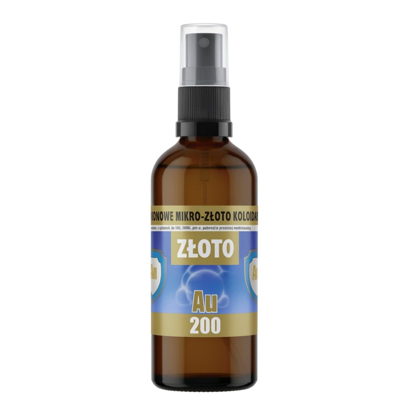 Pro Aktiv Nano Złoto Koloidalne w sprayu 20 ppm Pro Aktiv Nano Złoto Koloidalne w sprayu 20 ppm