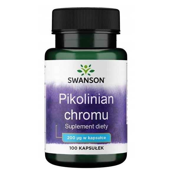 Swanson Chrom Pikolinian 200 Mcg 100 K Swanson Chrom Pikolinian 200 Mcg 100 K