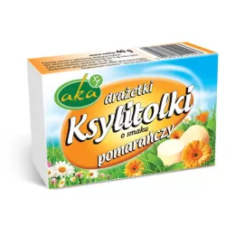 AKA DRAŻETKI PUDROWE 0% CUKRU POMARAŃCZA 40G
