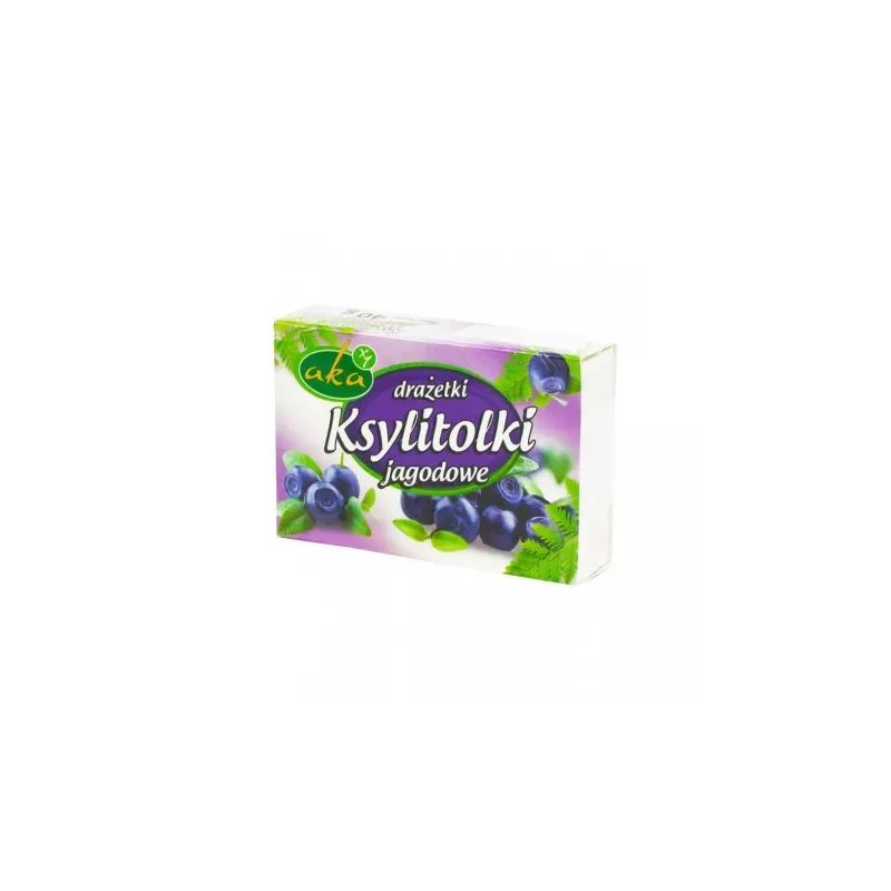 AKA DRAŻETKI PUDROWE 0%CUKRU JAGODOWE 40G