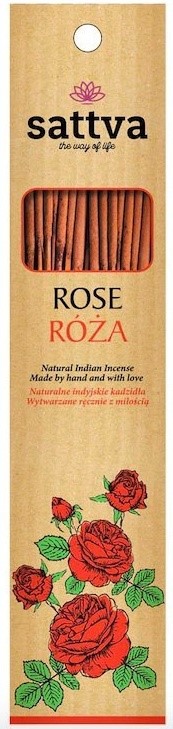 Sattva Naturalne Kadzidła Róża Incense 30G