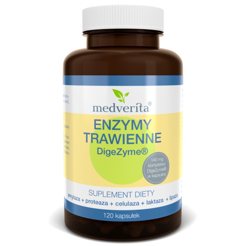 Medverita Enzymy trawienne 120 k Medverita Enzymy trawienne 120 k