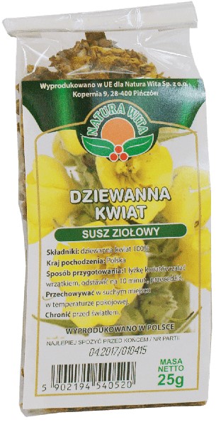 Natura Wita Dziewanna Kwiat 25G Natura Wita Dziewanna Kwiat 25G