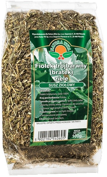 Natura Wita Fiołek Trójbarwny Ziele Eko 100G Natura Wita Fiołek Trójbarwny Ziele Eko 100G
