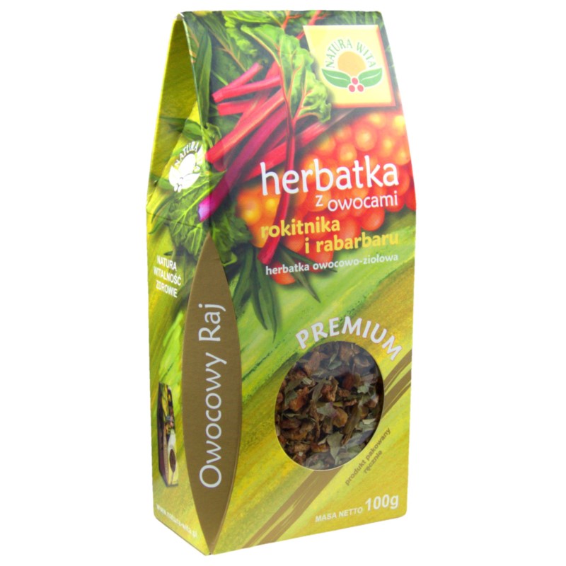 Natura Wita Herbata Rokitnik I Rabarbar 100G Natura Wita Herbata Rokitnik I Rabarbar 100G