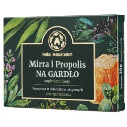 Herbal Monasterium Mirra i Propolis na gardło 12 p
