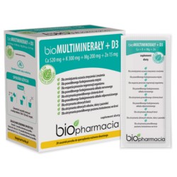 Biopharmacia bioMultiminerały D3 Cynk 28 saszetek