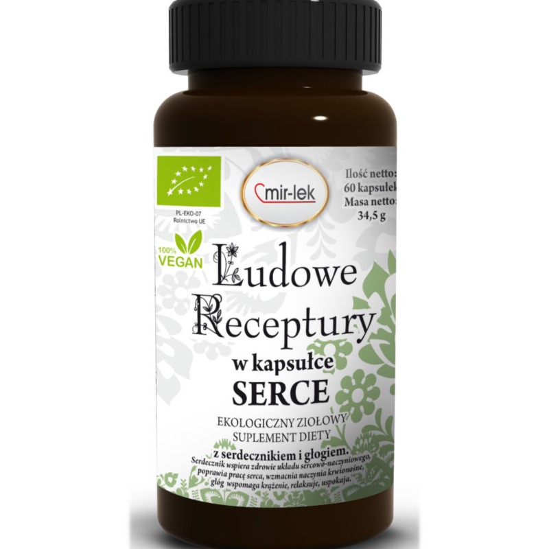 Mirlek Ludowe Receptury Serce w kapsułkach BIO Mirlek Ludowe Receptury Serce w kapsułkach BIO