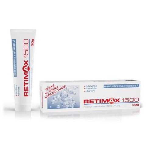 Retimax 1500 Maść ochronna z witaminą A 30 g Retimax 1500 Maść ochronna z witaminą A 30 g