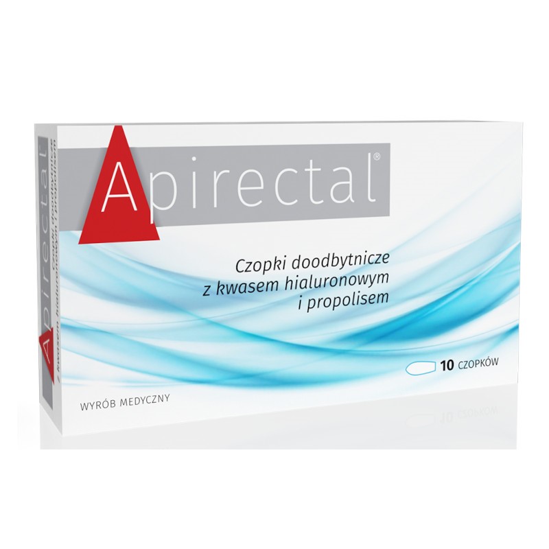 Apirectal Czopki doodbytnicze hialuron i propolis Apirectal Czopki doodbytnicze hialuron i propolis