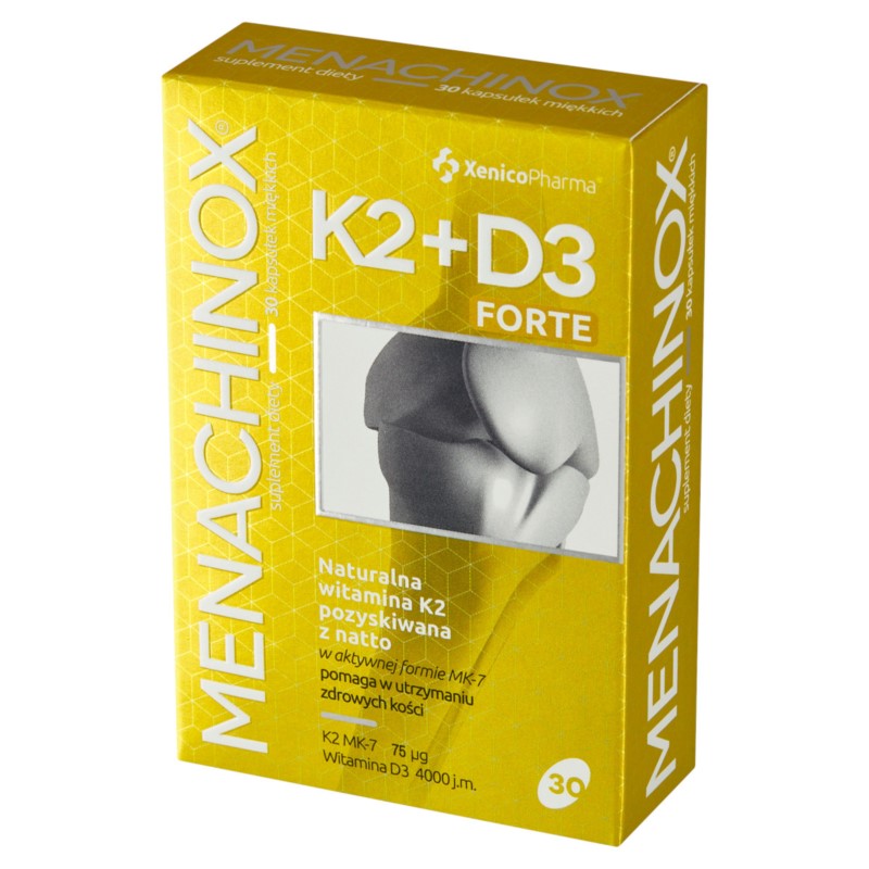 Menachinox K2+D3 FORTE 30 kaps. softgel