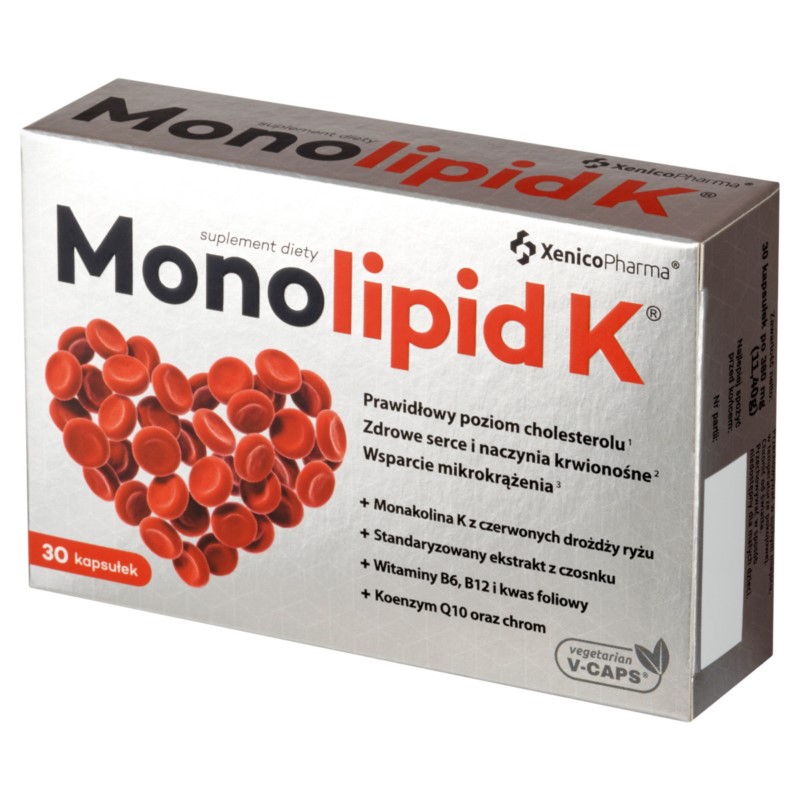 Monolipid K, 30 kaps. Vcaps® Monolipid K, 30 kaps. Vcaps®