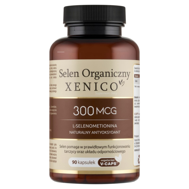 Selen Organiczny Xenico®, 90 kaps. Vcaps® Selen Organiczny Xenico®, 90 kaps. Vcaps®