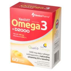XeniVIT Omega D2000,  60 kaps. Softgel