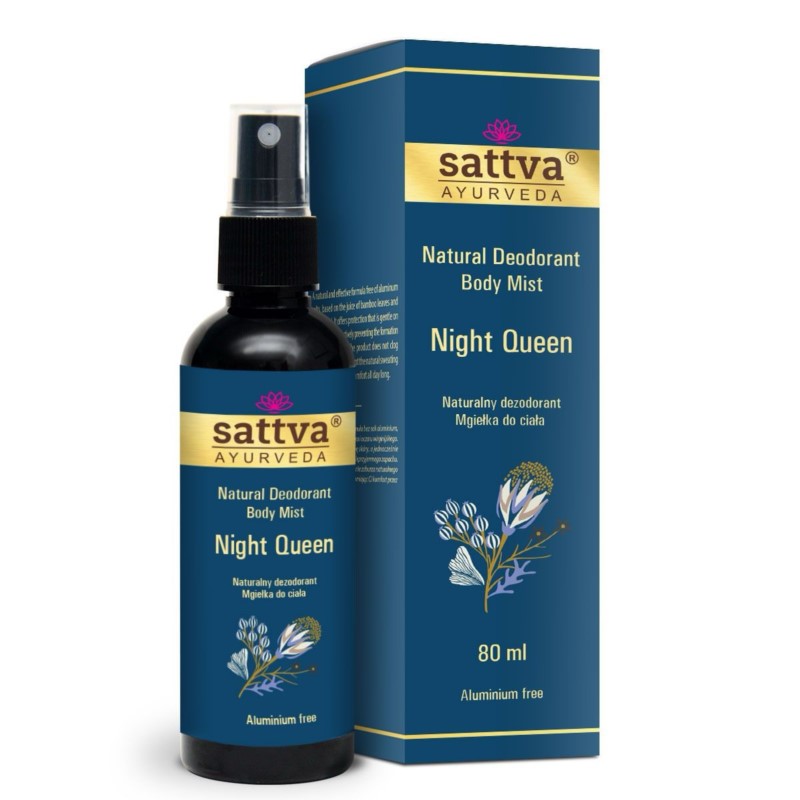 Sattva Naturalny Dezodorant Night Queen 80 ml Sattva Naturalny Dezodorant Night Queen 80 ml