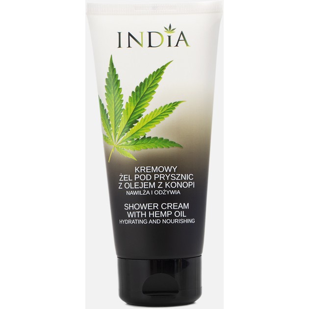 India Żel pod prysznic z olejem z konopii 200 ml