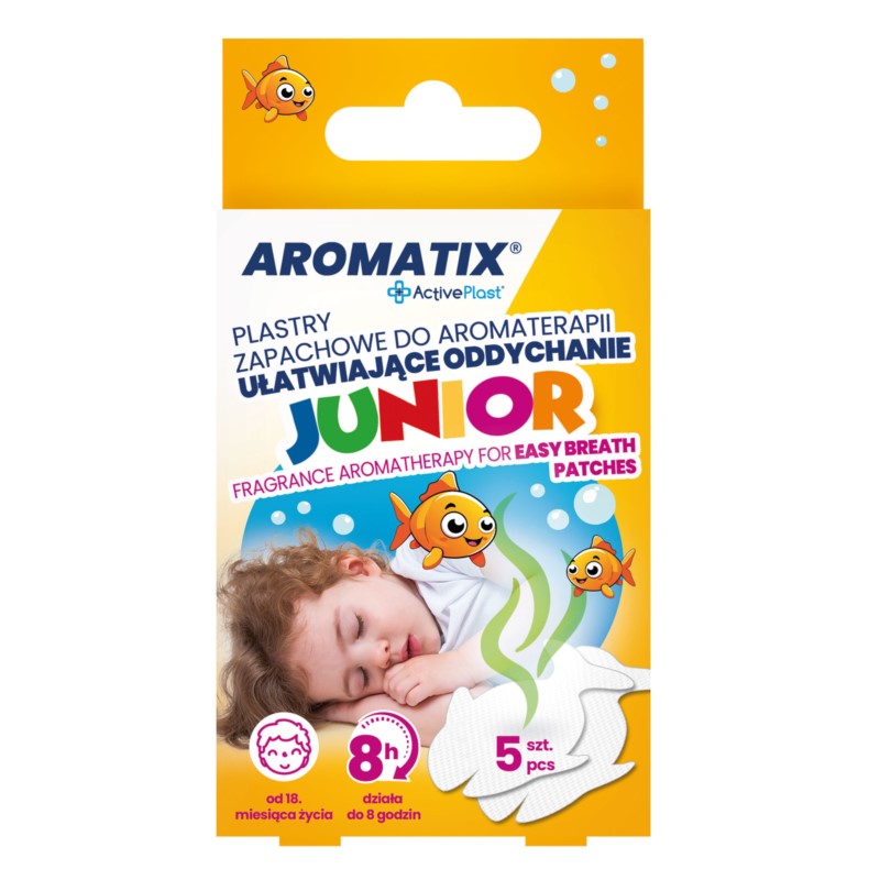 AROMATIX JUNIOR Plastry ułatwiające oddychanie 18 AROMATIX JUNIOR Plastry ułatwiające oddychanie 18
