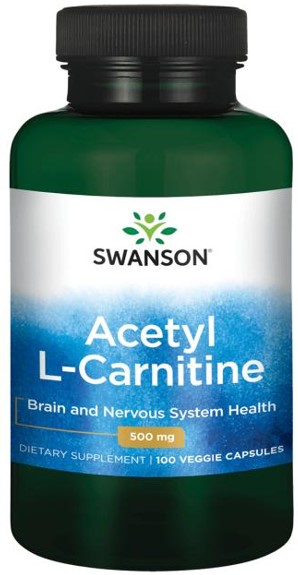 Swanson Alc Acetyl L-Karnityny 500 Mg 100 K