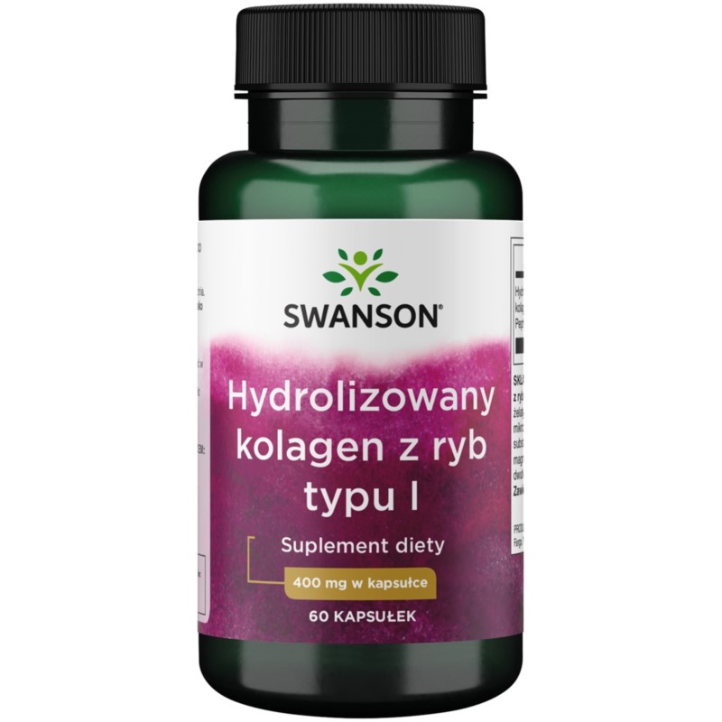 Swanson Hydrolizowany Kolagen Z Ryb Typ I 400 60 Swanson Hydrolizowany Kolagen Z Ryb Typ I 400 60