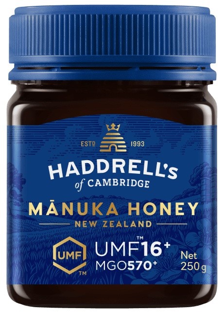 Haddrells Manuka Miód UMF16+ 250 g MGO570+ Haddrells Manuka Miód UMF16+ 250 g MGO570+