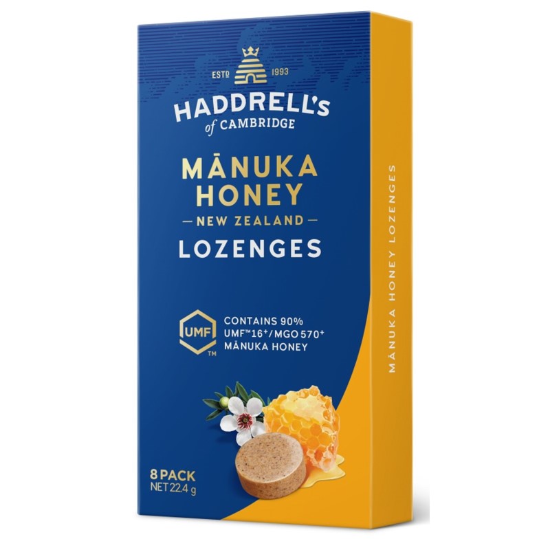 Haddrells Pastylki do ssania 22.4 g MGO570+ Haddrells Pastylki do ssania 22.4 g MGO570+