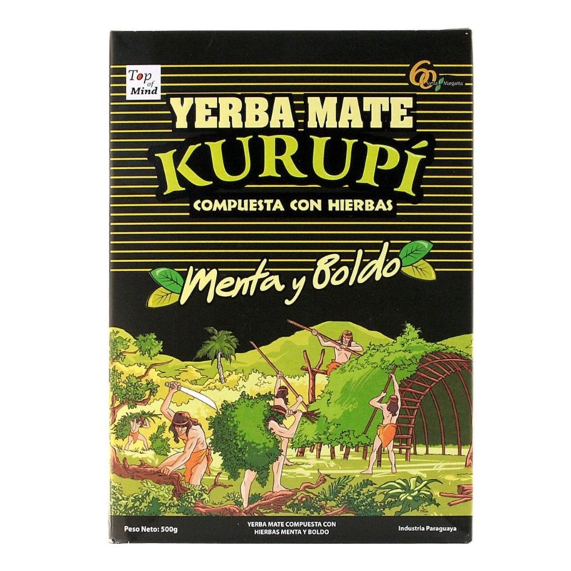 Yerba Mate Kurupi Compuesta con Hierbas 500 g Yerba Mate Kurupi Compuesta con Hierbas 500 g